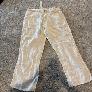 Women’s Old Navy Casual Linen Pants - Light Beige